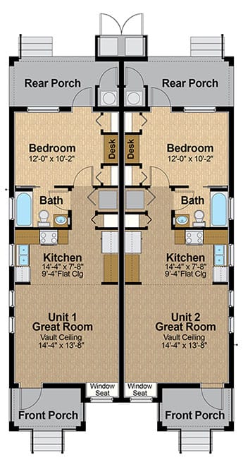 Del Boca Vista 1 Bedroom - 1 Bath Unit Interior Units