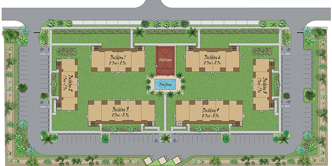 The Oaks On Hendry Site Map Plan