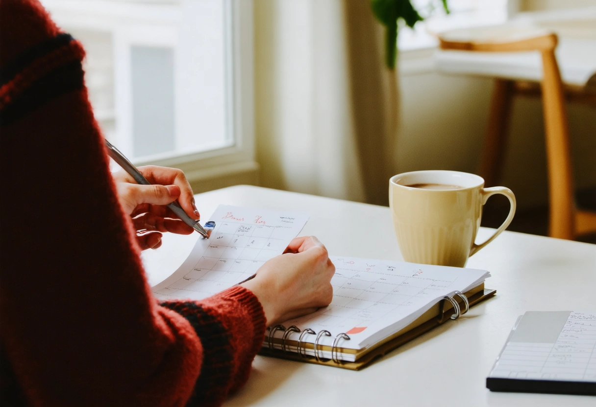 Community pool area with lounge chairs and umbrellas.